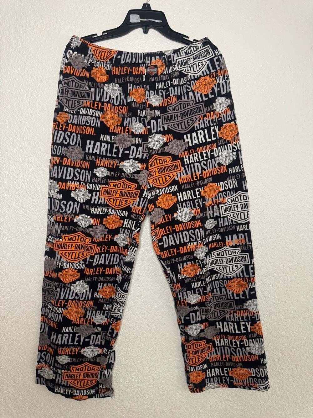 Ralph Marlin Harley-Davidson All-Over Print Lounge Pants Size L